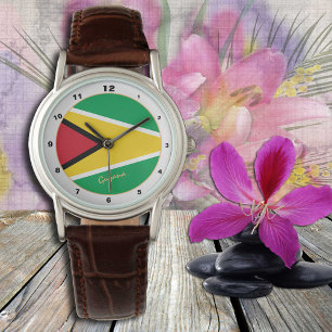 Guyana Flag & Guyana trendy fashion /design watch