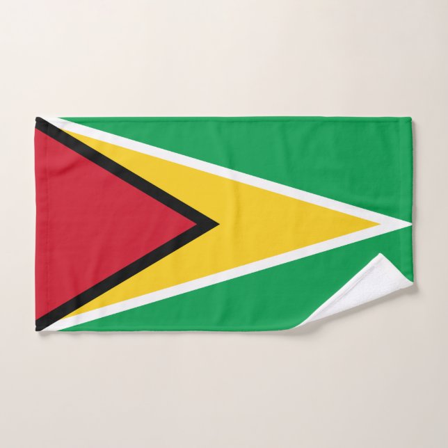 Guyana Flag Hand Towel (Hand Towel)
