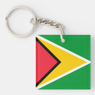 Guyana Flag  Key Ring