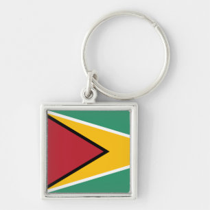 Guyana Flag Key Ring