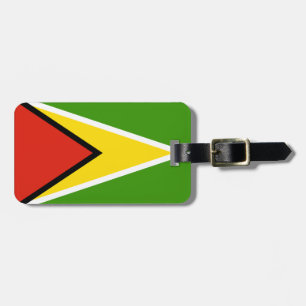 Guyana flag luggage tag