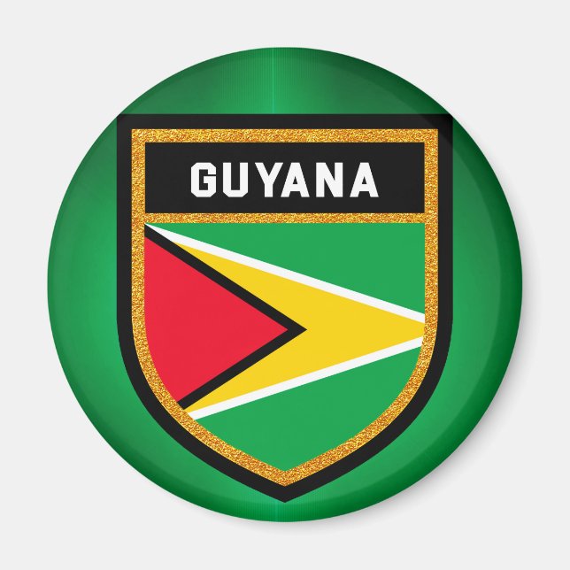 Guyana Flag Magnet (Front)
