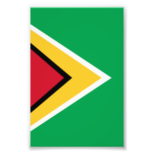 Guyana flag photo print