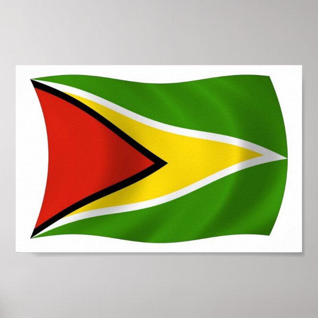 Guyana Flag Poster Print (Front)