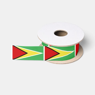 Guyana Flag Satin Ribbon