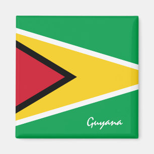 Guyana flag & South America holiday/sports fans Magnet