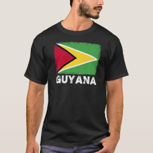 Guyana Flag  Support Guyanese People Women Men T-Shirt