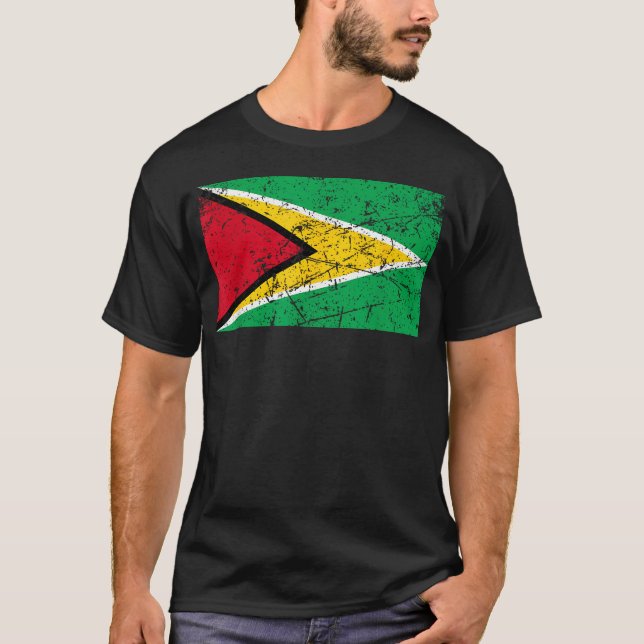 Guyana Flag T-Shirt (Front)