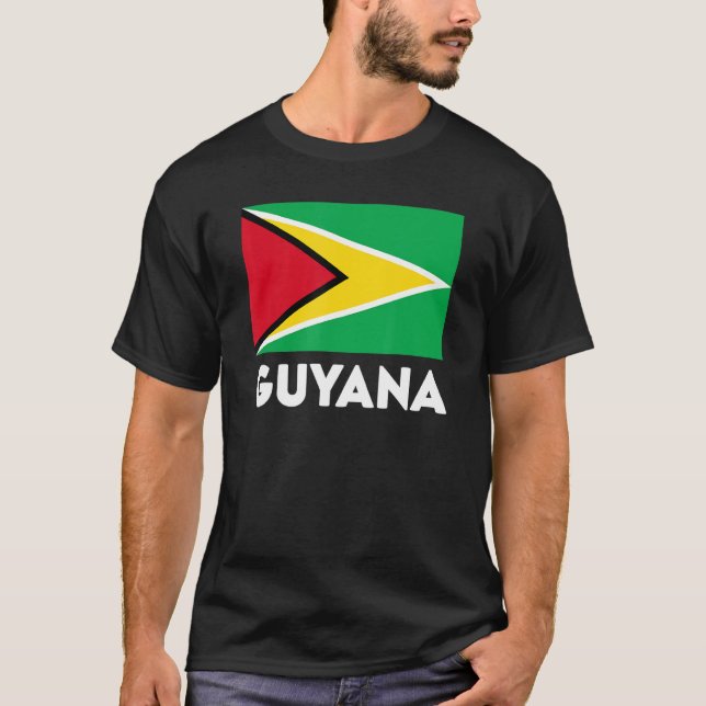 Guyana Flag T-Shirt (Front)