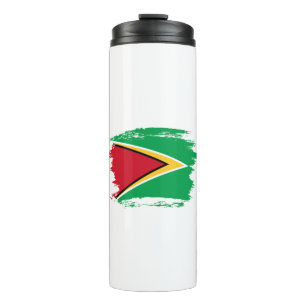 Guyana flag thermal tumbler