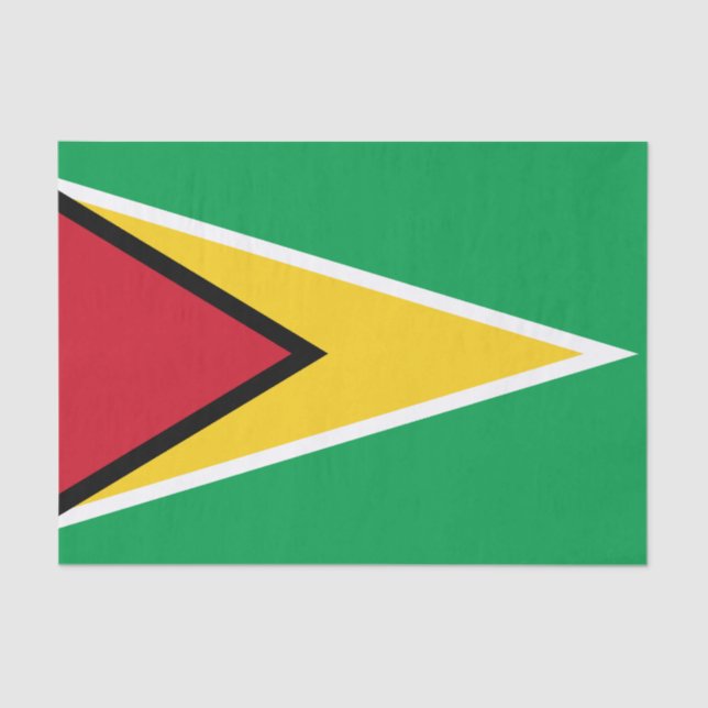 Guyana Flag Tissue Paper (Front)