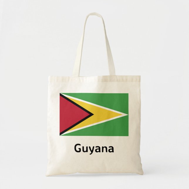 Guyana Flag Tote Bag (Front)