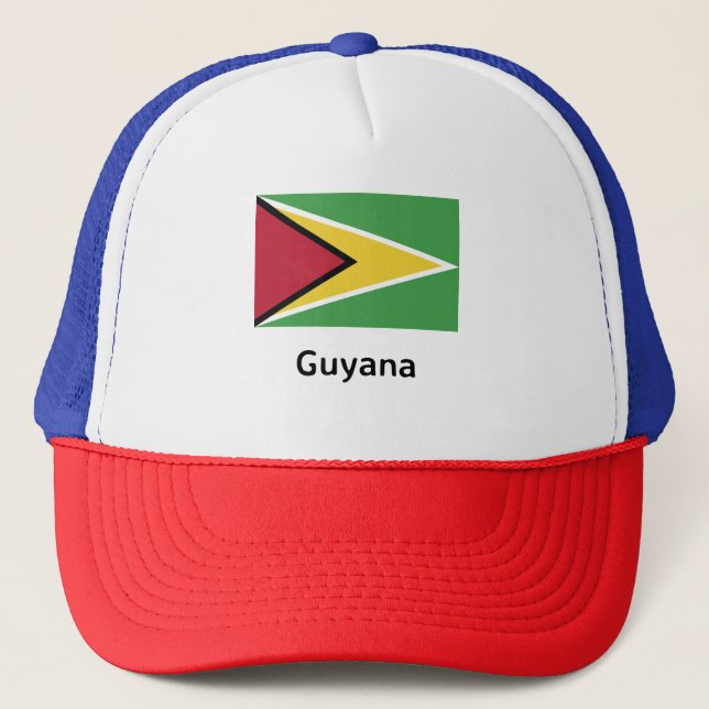 Guyana Flag Trucker Hat (Front)