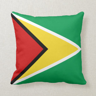 Guyana Flag x Flag Pillow