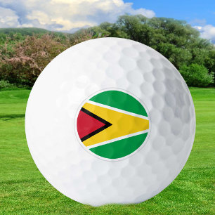 Guyana Golf Balls, Guyana Flag Golfers / Patriots Golf Balls