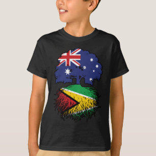Guyana Guyanese Australian Australia Tree Roots T-Shirt