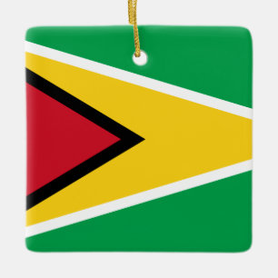 Guyana (Guyanese) Flag  Ceramic Ornament