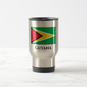 Guyana (Guyanese) Flag Travel Mug