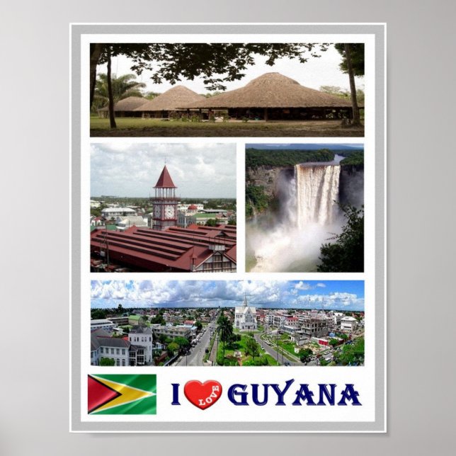 Guyana -  I Love - Poster (Front)