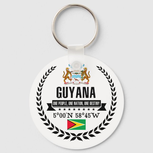 Guyana Key Ring (Front)