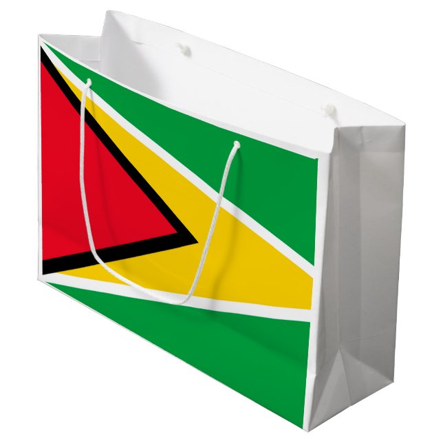 Guyana Large Gift Bag (Front Angled)