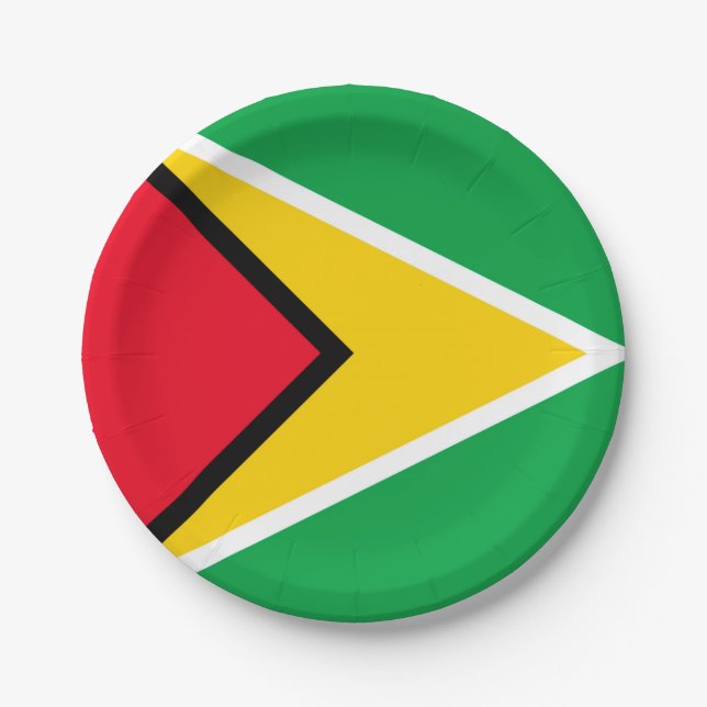 Guyana Paper Plate (Front)