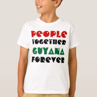 Guyana people together kids t-shirts