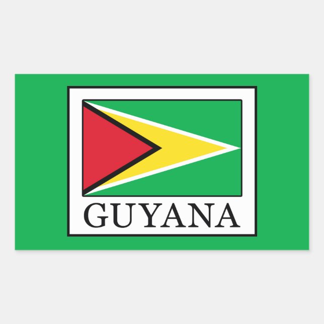 Guyana Rectangular Sticker (Front)