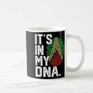 Guyana roots flag fingerprint graphic patriotic Gu Coffee Mug