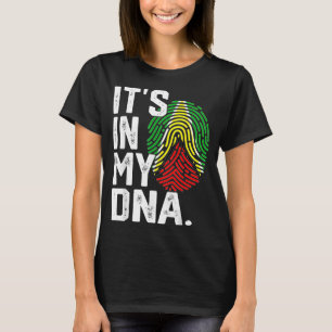 Guyana roots flag fingerprint graphic patriotic Gu T-Shirt