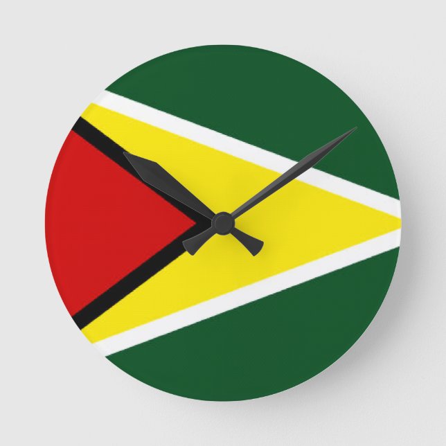 Guyana Round Clock (Front)