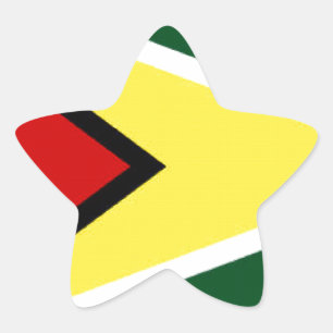 Guyana Star Sticker