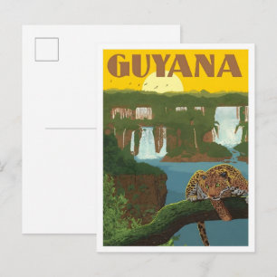Guyana Vintage Travel Postcard