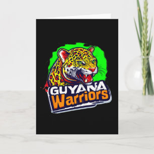 Guyana Warriors Patriotic Cricket Card