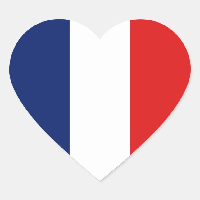 Guyane Flag Heart Sticker (Front)