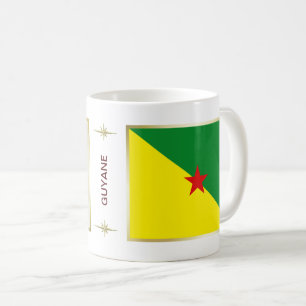 Guyane Flag + Map Mug