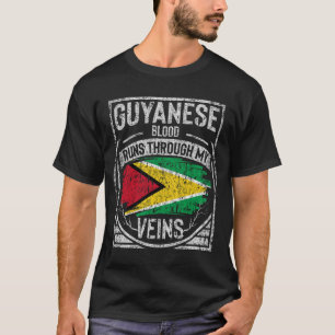 Guyanese Blood Runs Through My Veins T-Shirt