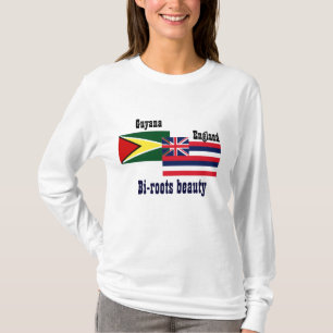guyanese-british t-shirts-bi-roots beauty T-Shirt