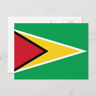 Guyanese Flag, Flag of Guyana Postcard