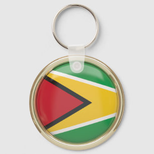 Guyanese Flag Keychain