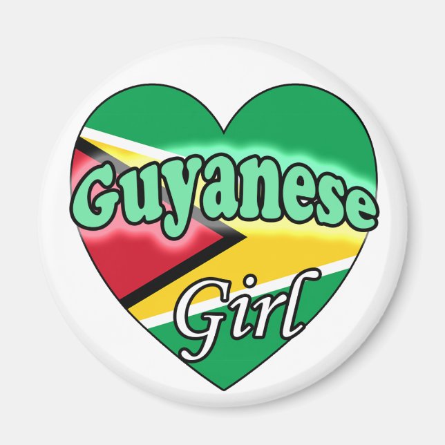 Guyanese Girl Magnet (Front)