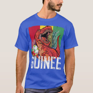 Guyanese Soccer T Rex Dinosaur Guinea Flag T-Shirt
