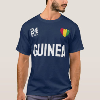 Guyanese Soccer Team 24 Seven Guinea Fan T-Shirt