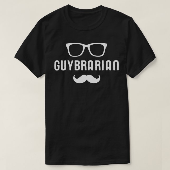 Guybrarian Mens Funny Librarian  T-Shirt (Design Front)