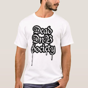 guys Dead DnB Society DnB Drum and Bass t shirt