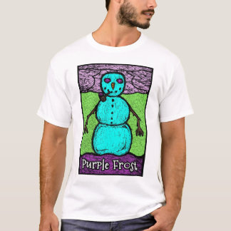 Guys Purple Frost SOS T Shirt