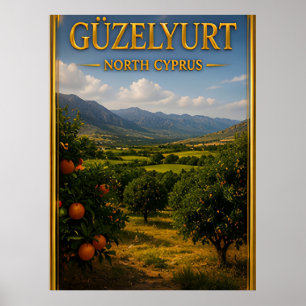 Guzelyurt North Cyprus Citrus Country Journey Poster