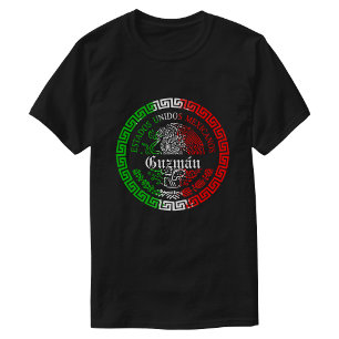 Guzmán Last name Mexico shirt Men