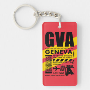 GVA Geneva Airport Key Ring