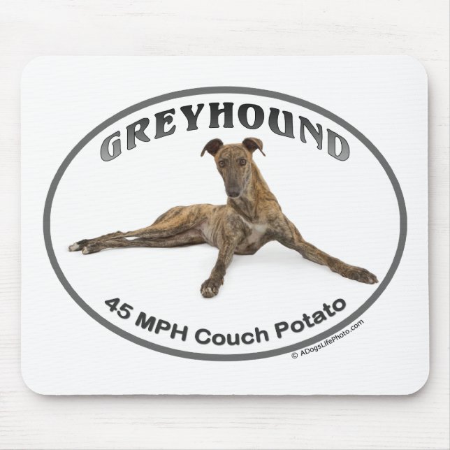 GVV 40MPH Couch Potato Mouse Pad (Front)